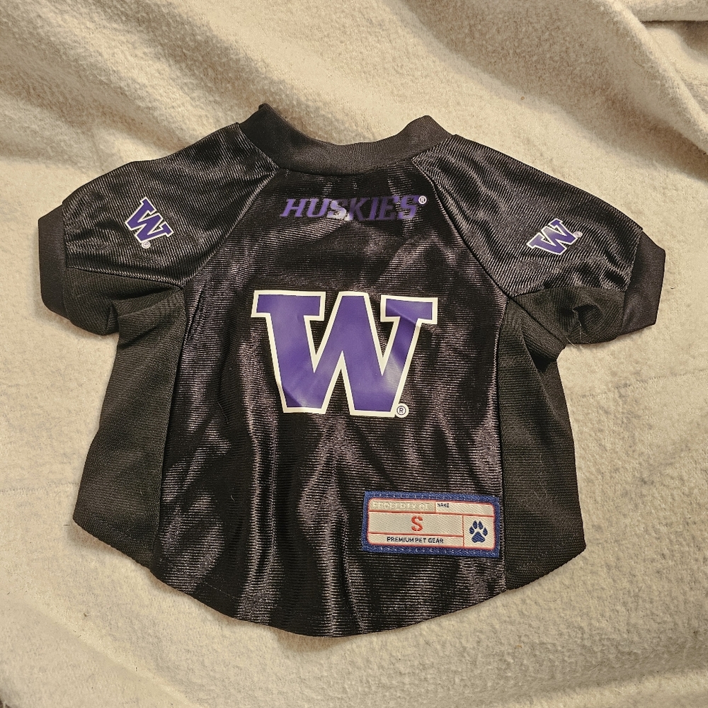 Little Earth University of Washington Huskies Small Pet Stretch Jersey